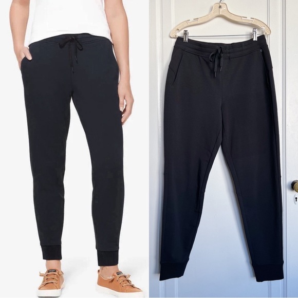 Tommy John • Luxe French Terry Jogger pant black Onyx Go Anywhere Collection